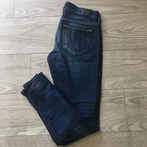 True Religion Halle Mid Rise Skinny Jeans